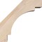 Ekena Millwork 5 1/2"W x 12"D x 12"H Merced Smooth Knee Brace, Douglas Fir BRC06X12X12MRC00SDF - alternate 2